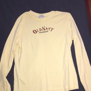 OLD NAVY YELLOW LONG SLEEVE